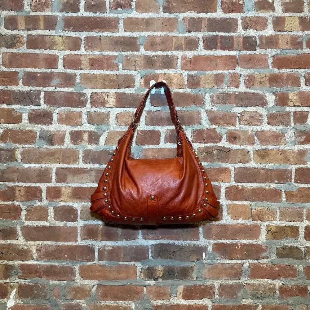 Isabella Fiore Audra Studded Hobo Bag